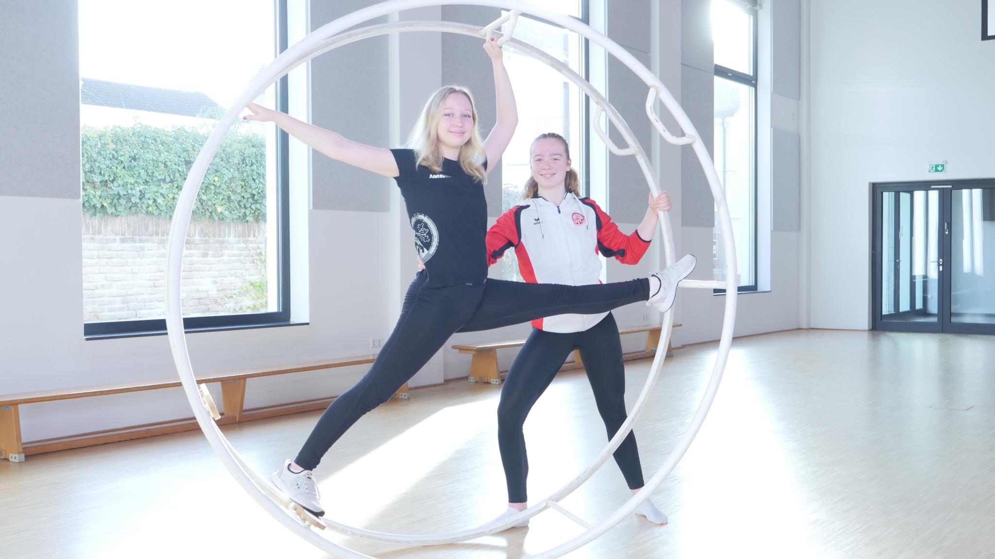Bild vom Rhönrad-Wettkampf